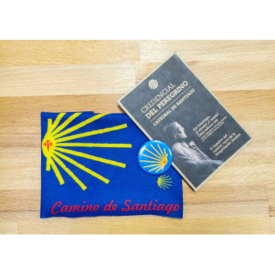 Camino nákrčník a camino placka + CREDENCIAL zdarma