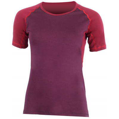 Lasting dámské 100% merino triko ZITA 3849 vínová