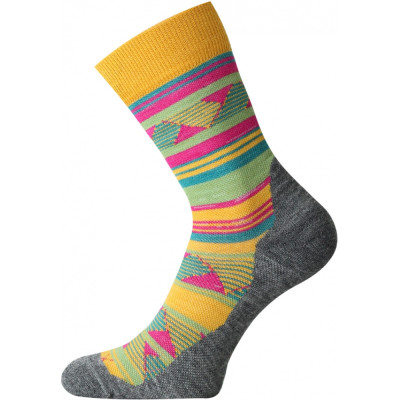 Lasting merino ponožky WLI 628 žluté