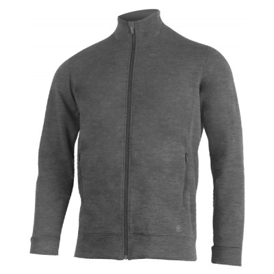 Lasting pánská merino mikina s akrylem ARTUR 8160 šedá