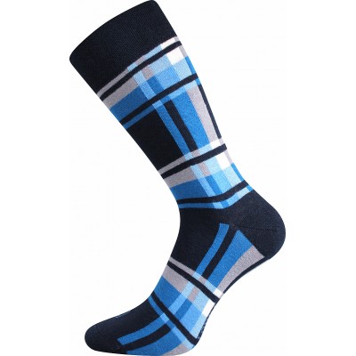 Ponožky Lonka Dikarus MIX A kostka modrá