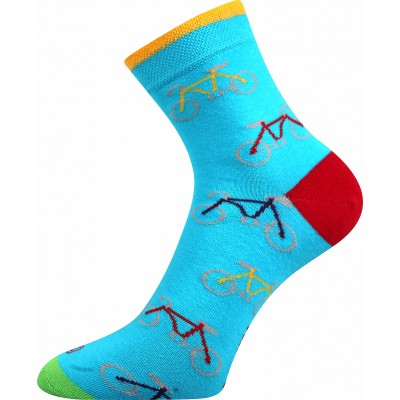 Ponožky Lonka Weels MIX A světle modrá