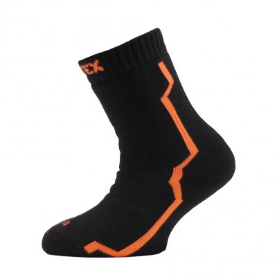 SURTEX DĚTSKÉ Ponožky 95% merino - froté  černá