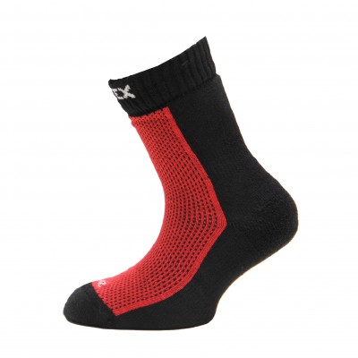 SURTEX DĚTSKÉ Ponožky 80% merino - froté chodidlo červená...
