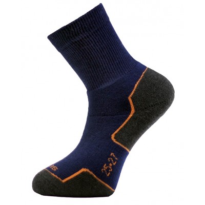 Ponožky SURTEX 90% merino - volný lem tmavě modrá