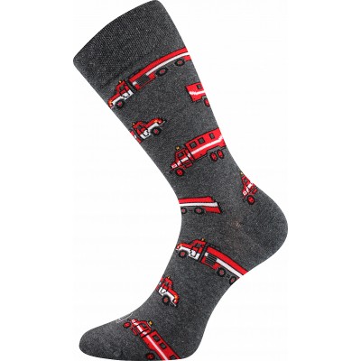 Ponožky Lonka Depate MIX L oblekovky hasiči šedá