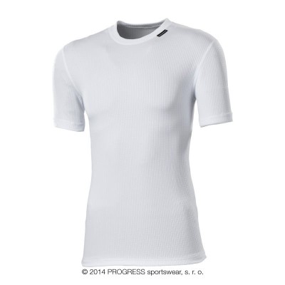 Progress MS NKR pánské funkční tričko s krátkým rukávem bílá
