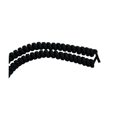 VTR Spirálové tkaničky elastické černé