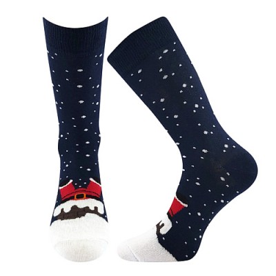 Ponožky Boma Vánoční santa v komínu