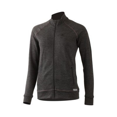 Lasting dámská 100% merino mikina MOLIM 8169 šedý melír